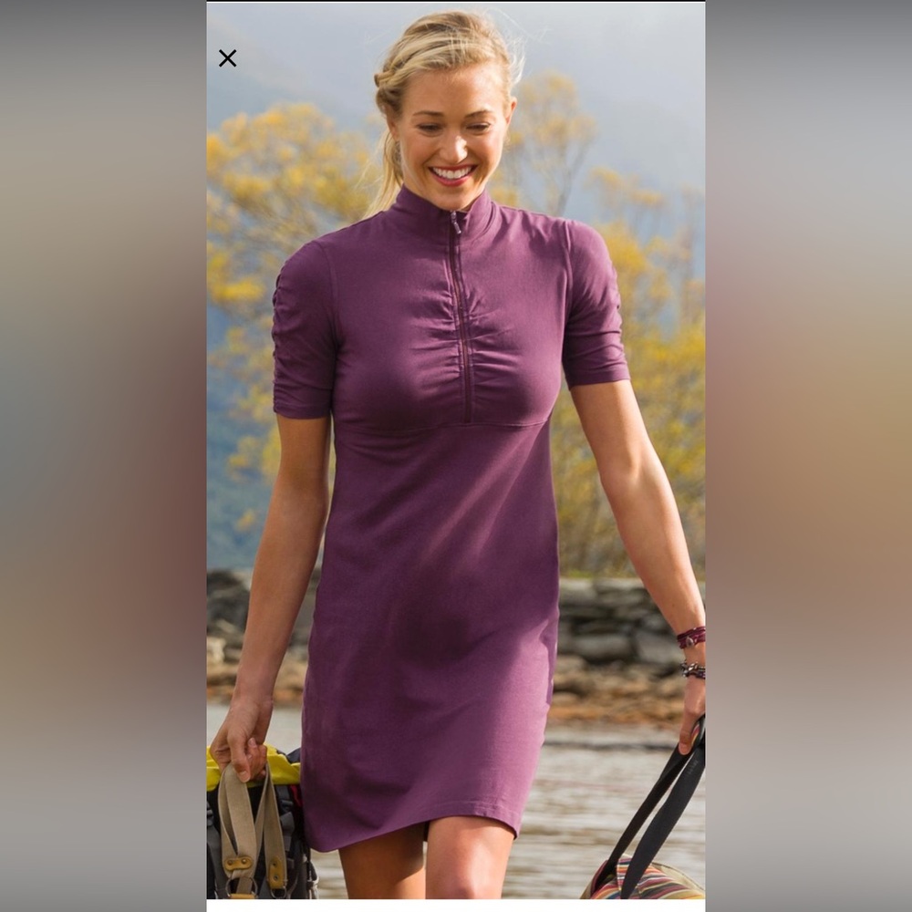 Athleta Organic Cotton Shirt Dress
